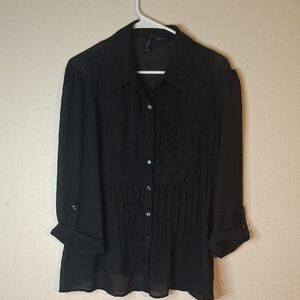 New Directions Elegant Black Women's Top size 1X